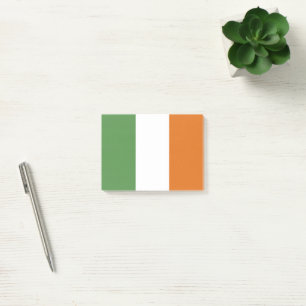 Ireland flag post-it notes