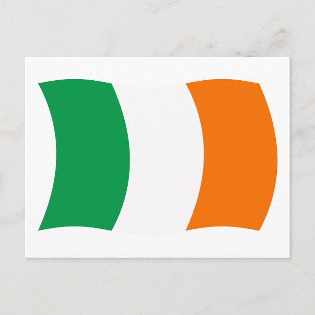 Ireland Flag Postcard (Front)