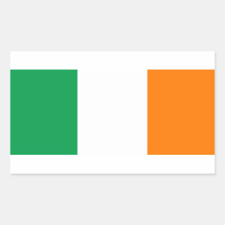 IRELAND FLAG RECTANGULAR STICKER