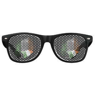 Ireland flag retro sunglasses