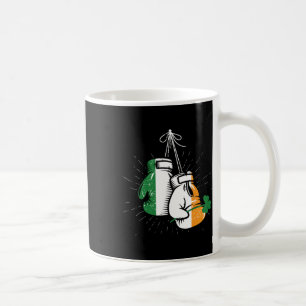 Ireland Flag Shamrock Irish Boxing Gloves - Boxer Coffee Mug