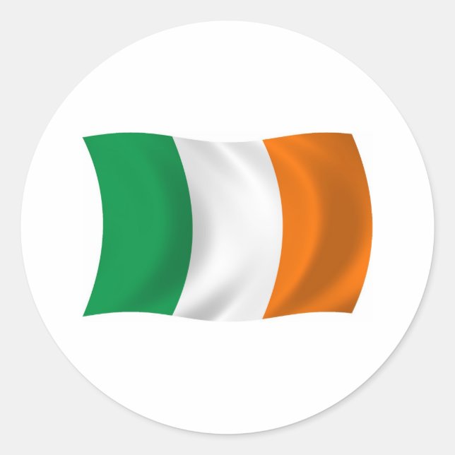 Ireland Flag Sticker (Front)