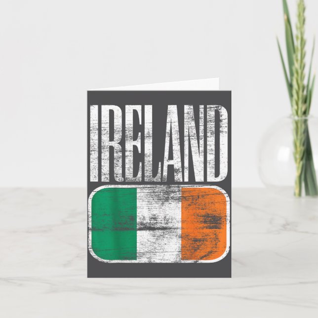 Ireland Flag Suprt  Card (Front)
