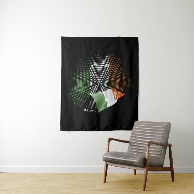 Ireland flag tapestry (In Situ)