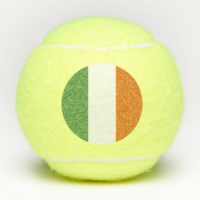 Ireland flag tennis balls (Front)
