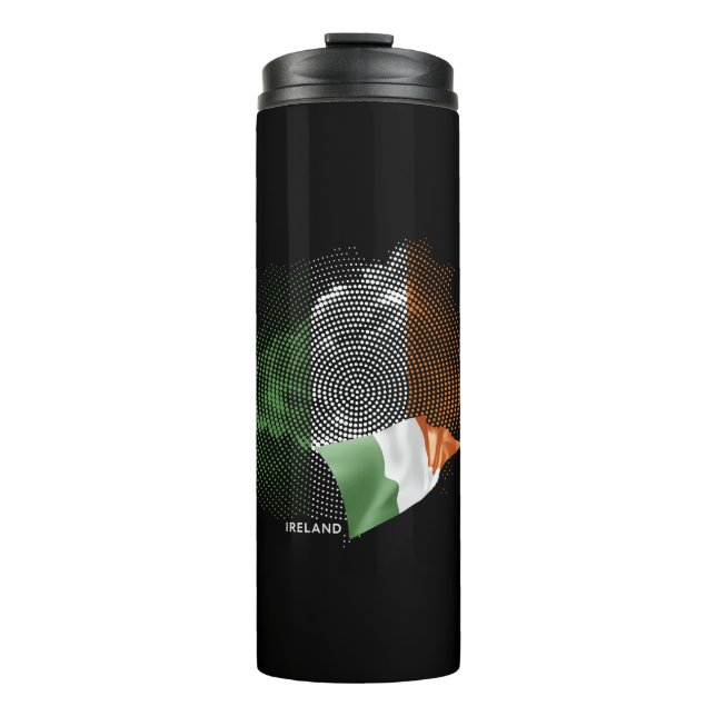 Ireland flag thermal tumbler (Front)
