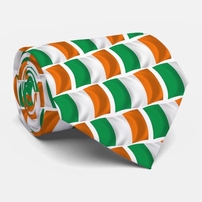 Ireland Flag Tie (Rolled)