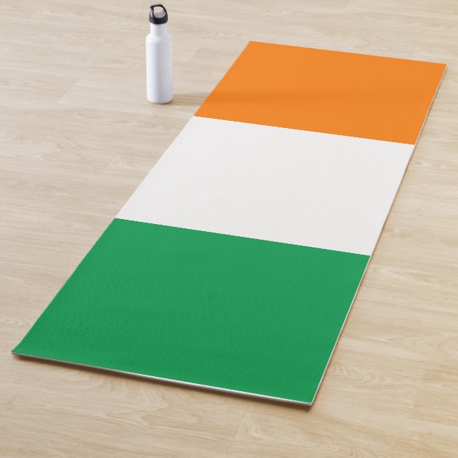 Ireland Flag Yoga Mat (In Situ)