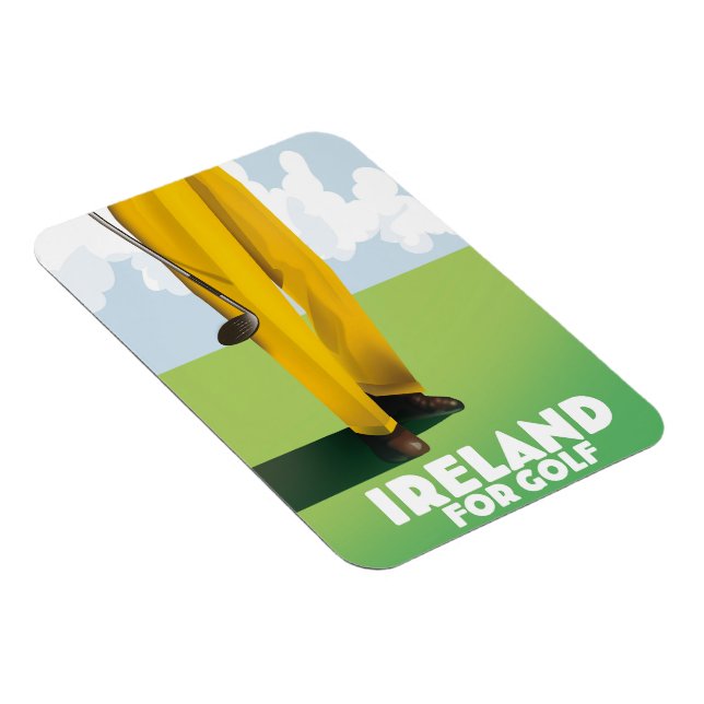 Ireland For Golf Magnet (Right Side)
