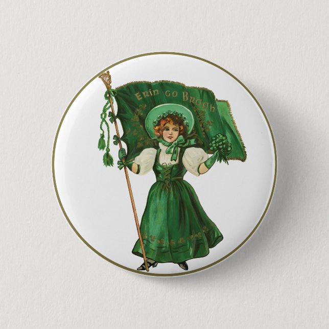 Ireland Forever 6 Cm Round Badge (Front)