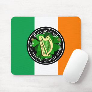 Ireland forever/Erin go bragh/1 blood/people/harp Mouse Pad