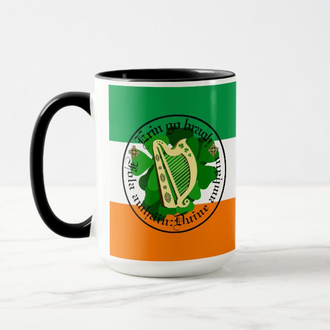 Ireland forever/Erin go bragh/1 blood/people/harp Mug (Left)