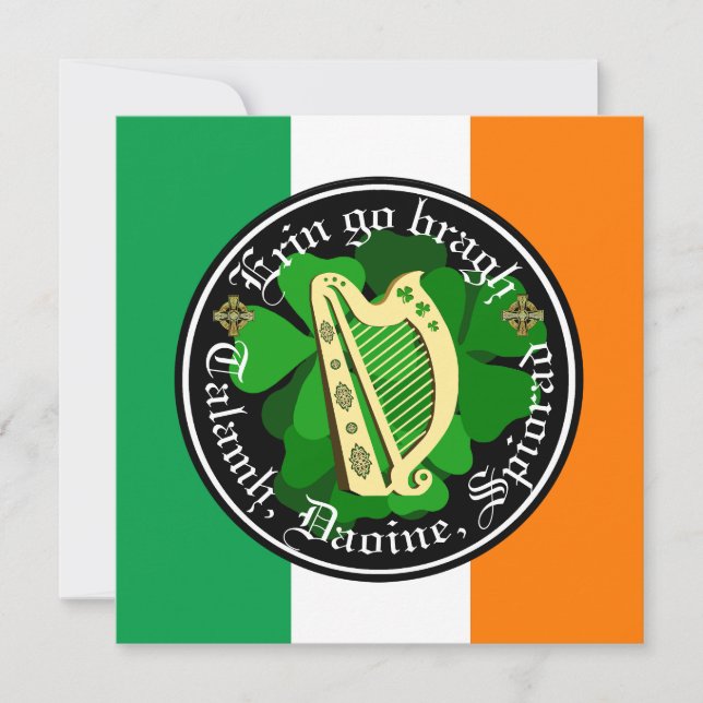 Ireland forever/Erin go bragh/a land/people/spirt (Front)