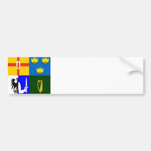 Ireland Four provinces Bumper Sticker