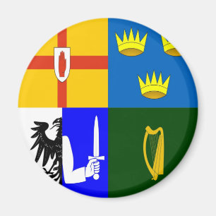 Ireland Four provinces Magnet