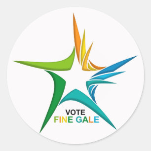 Ireland General Election Classic-Round-Sticker Classic Round Sticker