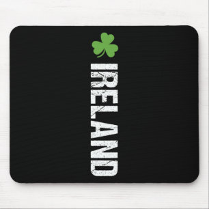 Ireland Gift Flag Ireland Vintage St. Patricks Day Mouse Pad