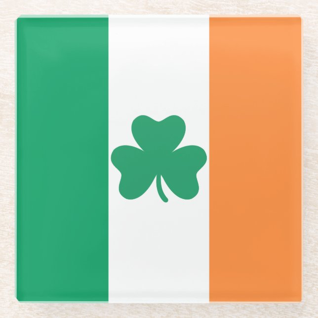Ireland Glass Coaster (Front)