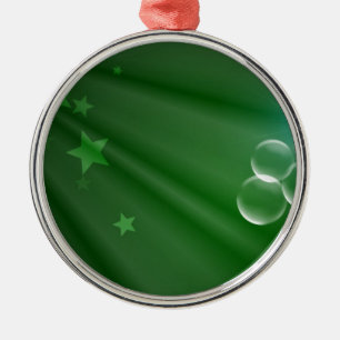 Ireland Green Pattern Art Peace Love Destiny Metal Tree Decoration