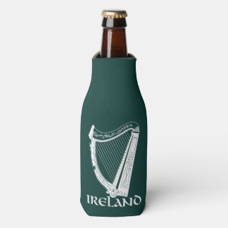 Ireland Harp Design, Irish Harp Bottle Cooler