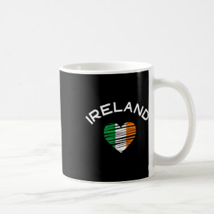 Ireland Heart St Patricks Proud Irish Flag Roots H Coffee Mug