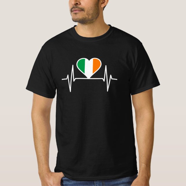 Ireland Heartbeat T-Shirt (Front)