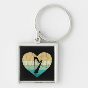 Ireland - I Love Irish Harp Key Ring