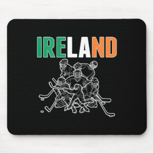 Ireland Ice Hockey Fans Jersey - Support Irish Hoc Mouse Pad