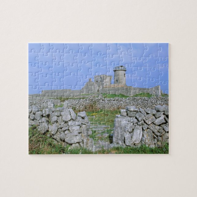 Ireland, Inishmore, Aran Island, Dun Aengus Fort Jigsaw Puzzle (Horizontal)