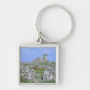 Ireland, Inishmore, Aran Island, Dun Aengus Fort Key Ring