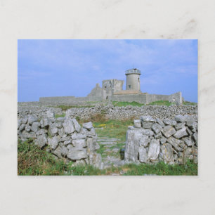 Ireland, Inishmore, Aran Island, Dun Aengus Fort Postcard