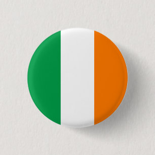 Ireland (Irish) Flag 3 Cm Round Badge