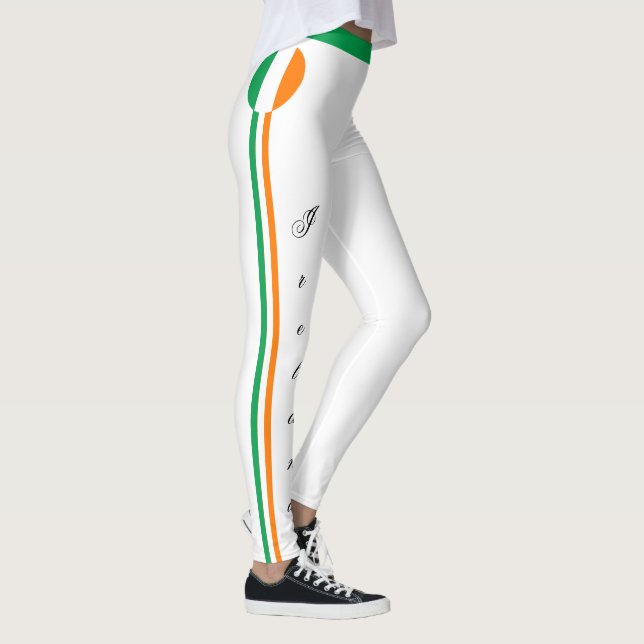 Ireland & Irish Flag fashion travel/sport fan Legg Leggings (Right)