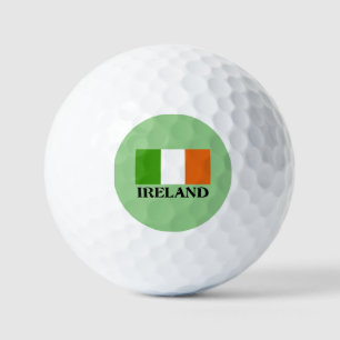 Ireland, Irish flag, labelled,  Golf Balls