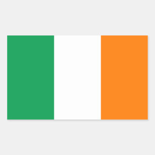 Ireland/Irish Flag Rectangular Sticker