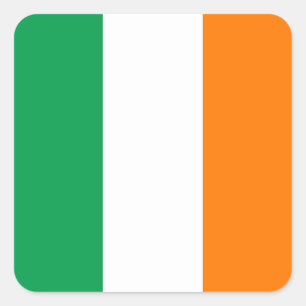 Ireland (Irish) Flag Square Sticker