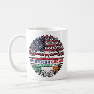 Ireland Irish US American USA United States Tree Coffee Mug