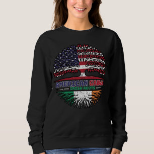 Ireland Irish US American USA United States Tree Sweatshirt