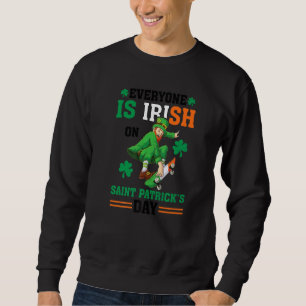 Ireland Irishman Irish Map Irish Flag St Patricks  Sweatshirt