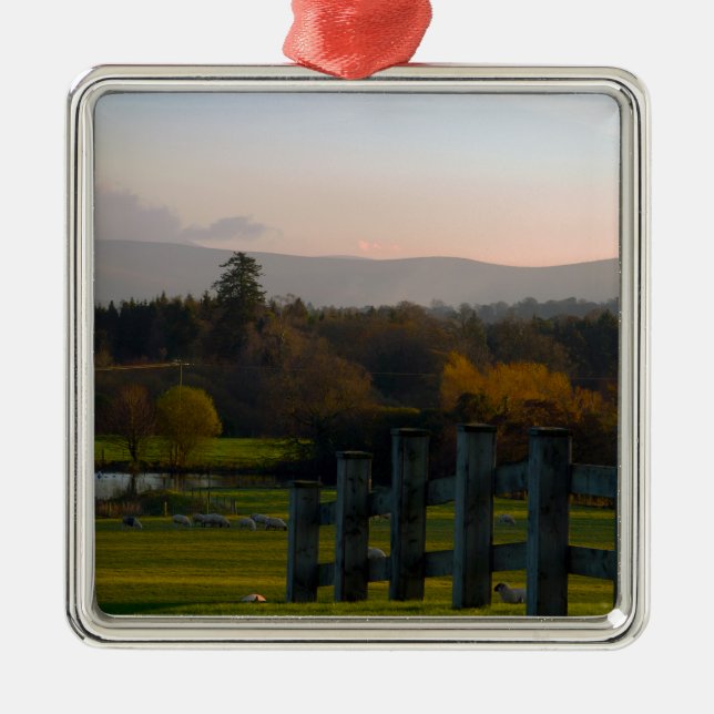 Ireland is Beautiful Metal Tree Decoration (Front)