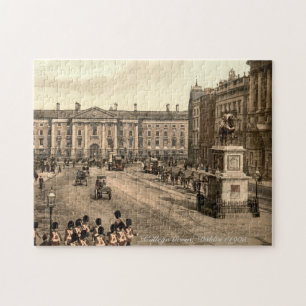 Ireland Jigsaw puzzle, College Green Dublin c1905 Puzzle