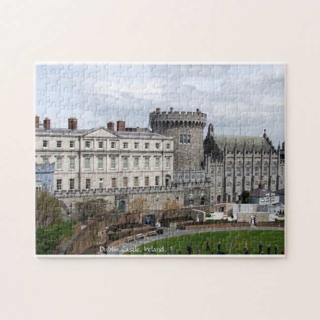 ireland jigsaw puzzle, historic Dublin Castle Puzzle (Horizontal)