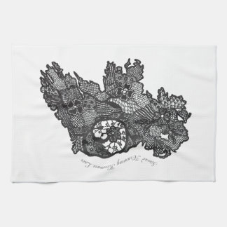 Ireland Kenmare Lace Print Tea Towel 