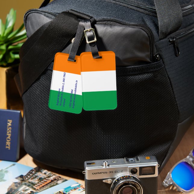 Ireland Luggage Tag (Front & Back)