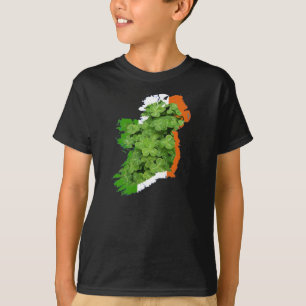 Ireland Map by Kenneth Yoncich T-Shirt