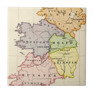 Ireland Map Ceramic Tile