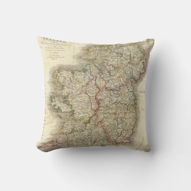 Ireland map cushion (Front)