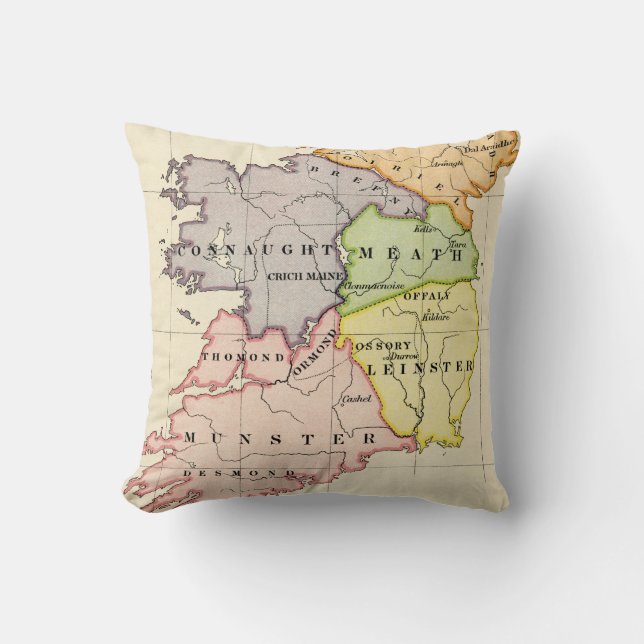 Ireland Map Cushion (Front)