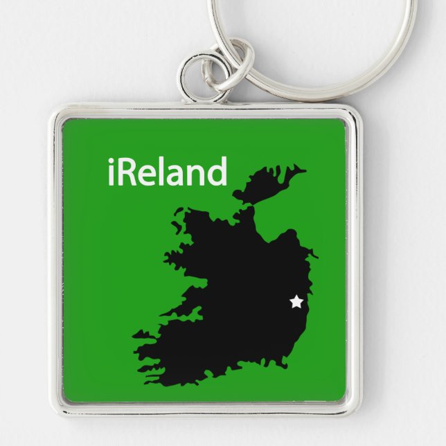 iReland Map Key Ring (Front)