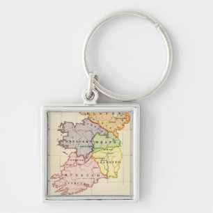 Ireland Map Key Ring